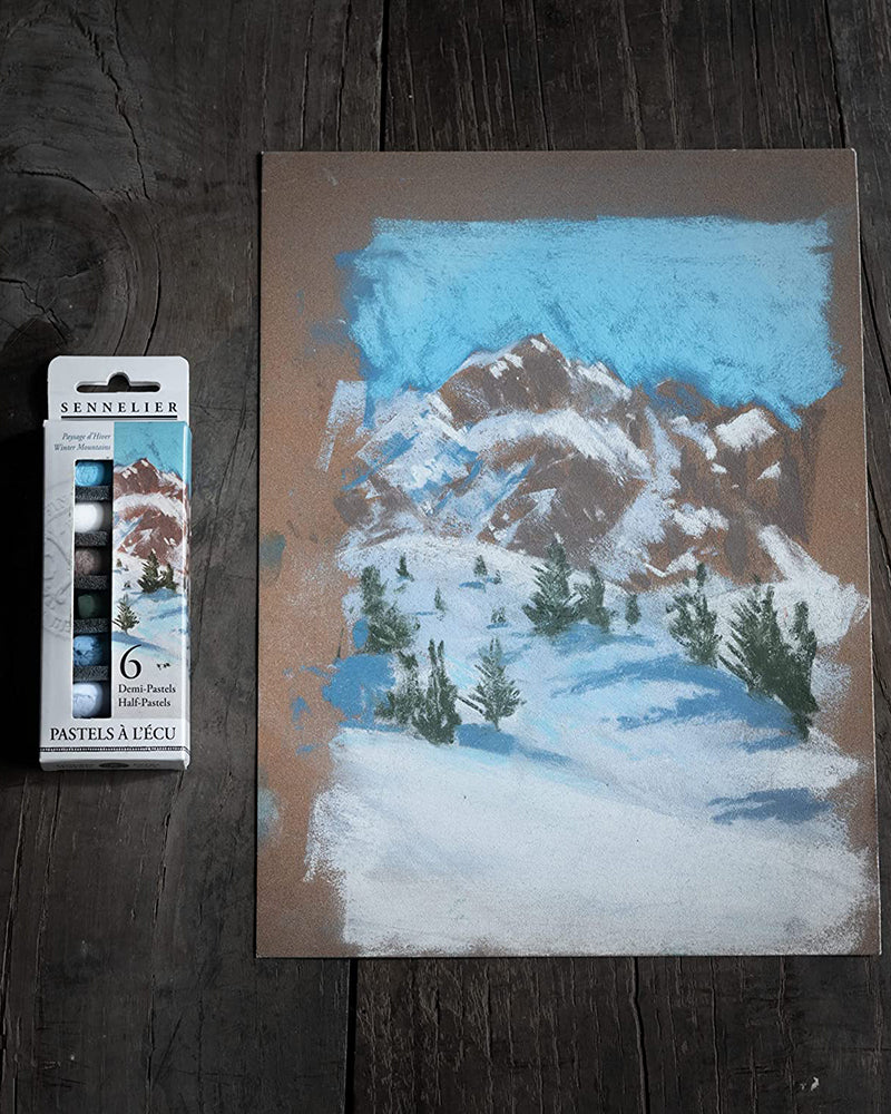 SET 6 MEZZI PASTELLI "INVERNO" - SENNELIER