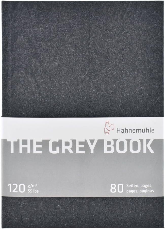 THE GREY BOOK (120 G/M², 80 PAGINE) - HAHNEMÜHLE