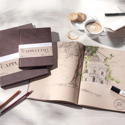 THE CAPPUCCINO BOOK (120 G/M², 80 PAGINE) - HAHNEMÜHLE