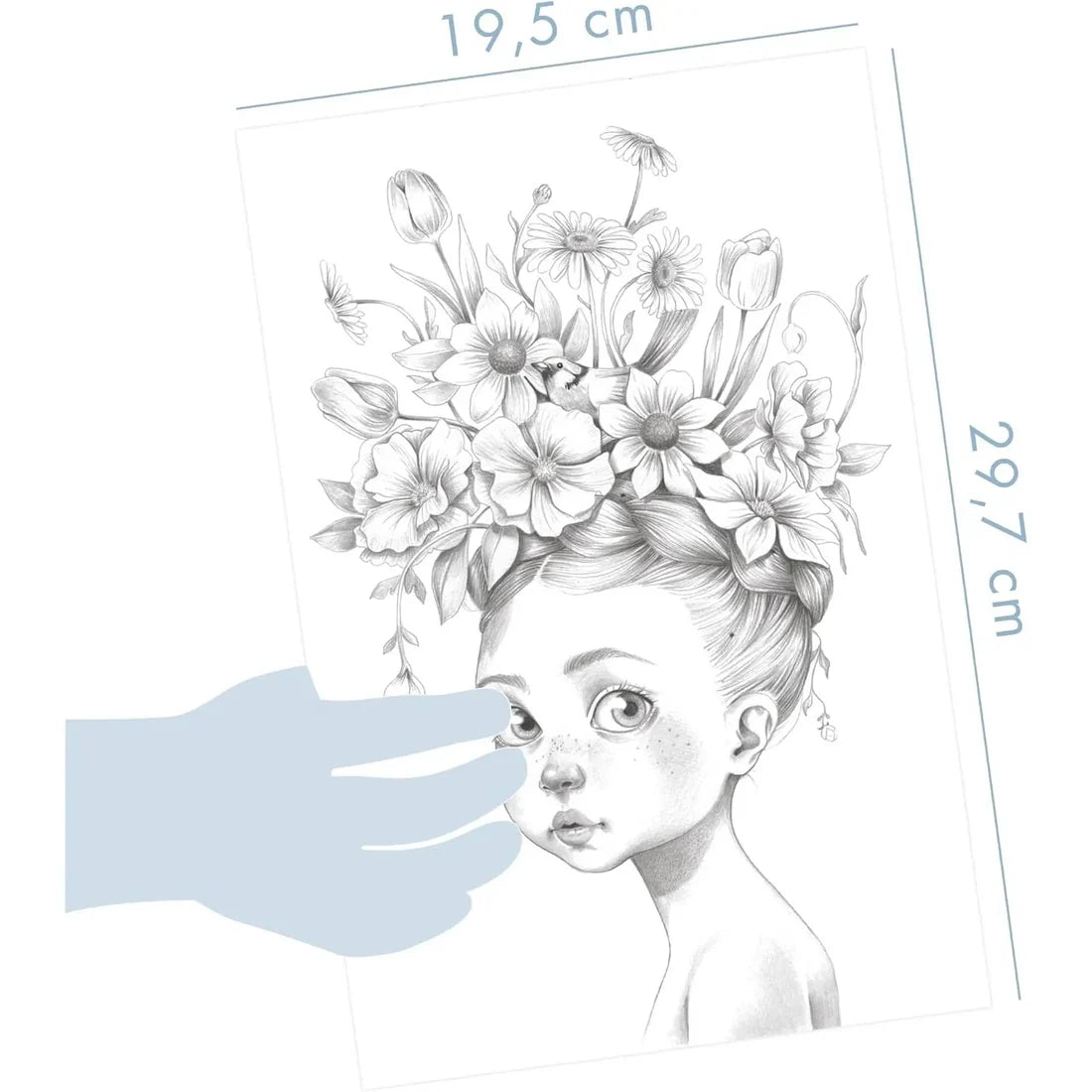 COLORING BOOK WILD DREAM AVENUE MANDARINE