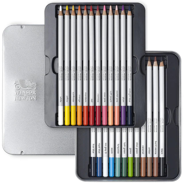 SET 24 MATITE COLORATE - Winsor & Newton