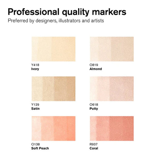 PROMARKER 6 SKIN TONES SET 1 - Winsor & Newton