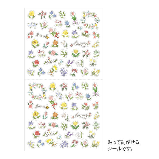 STICKER WILD FLOWER MIDORI