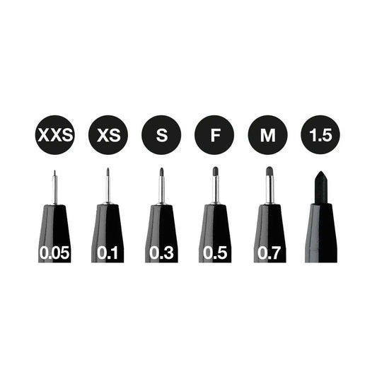 SET 6 PENNE PITT ARTIST