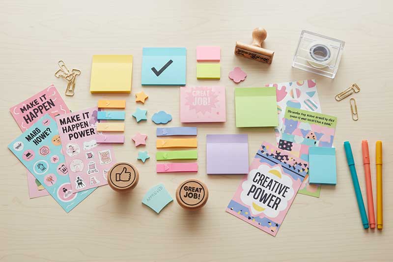 Washi Tape, Stickers e Timbri