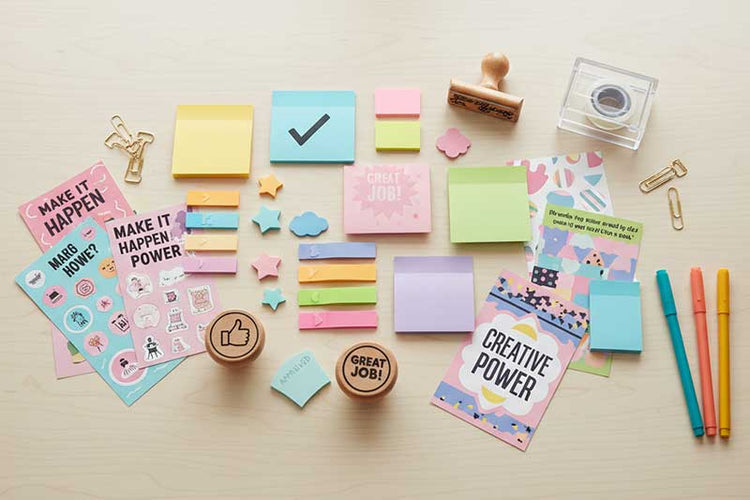 Washi Tape, Stickers e Timbri