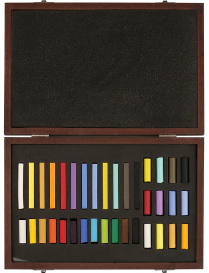 SET PASTEL (40 PEZZI) IN COFANETTO DI LEGNO - DIVOLO FIRENZE