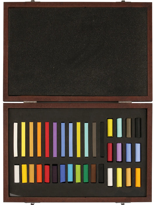 SET PASTEL (40 PEZZI) IN COFANETTO DI LEGNO - DIVOLO FIRENZE