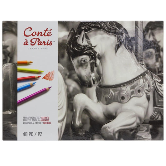 SET MATITE EFFETTO PASTELLO (48 PEZZI) - CONTÉ À PARIS