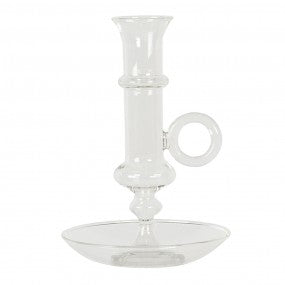 CANDELABRO PORTACANDELA IN VETRO
