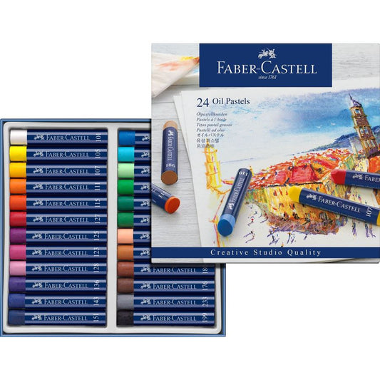 PASTELLI AD OLIO (24 PEZZI) - FABER CASTELL
