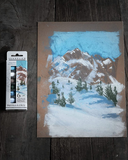 SET 6 MEZZI PASTELLI "INVERNO" - SENNELIER