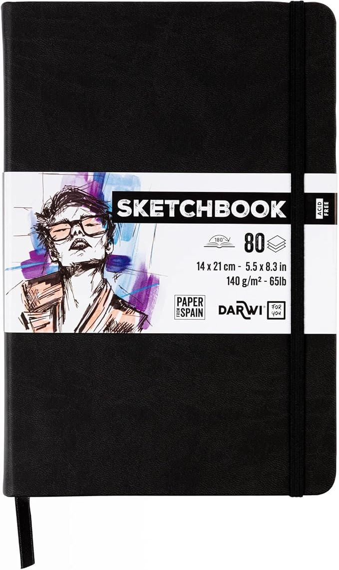 SKETCHBOOK (14x21 CM - 80 FOGLI) - DARWI