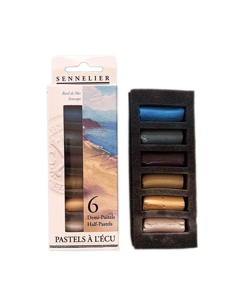SET 6 MEZZI PASTELLI "COLORI DEL MARE" - SENNELIER