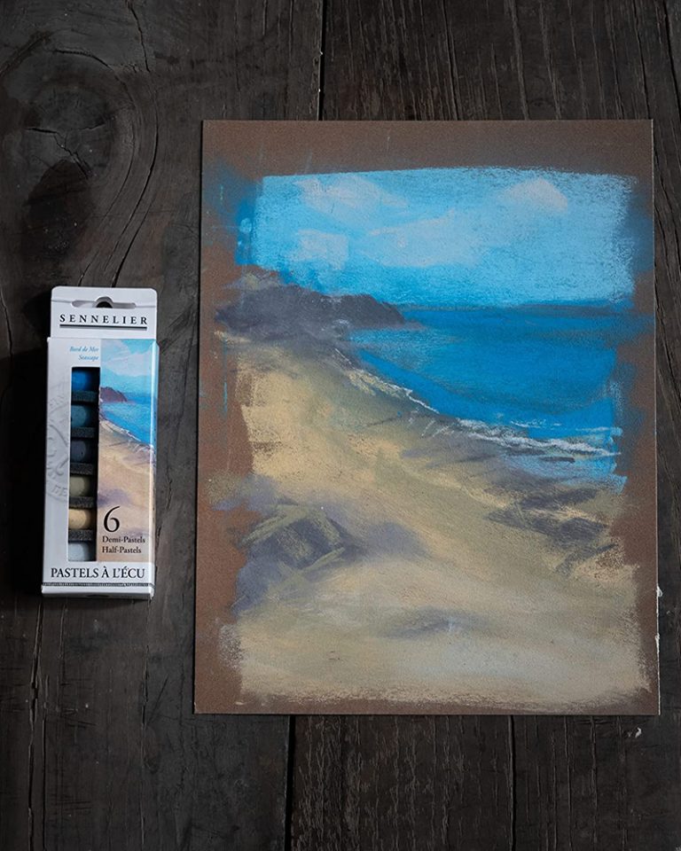 SET 6 MEZZI PASTELLI "COLORI DEL MARE" - SENNELIER