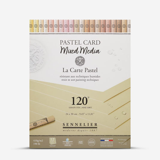 PASTEL CARD - BLOCCO CARTA MIXED MEDIA - SENNELIER - (GIALLO NAPOLI)