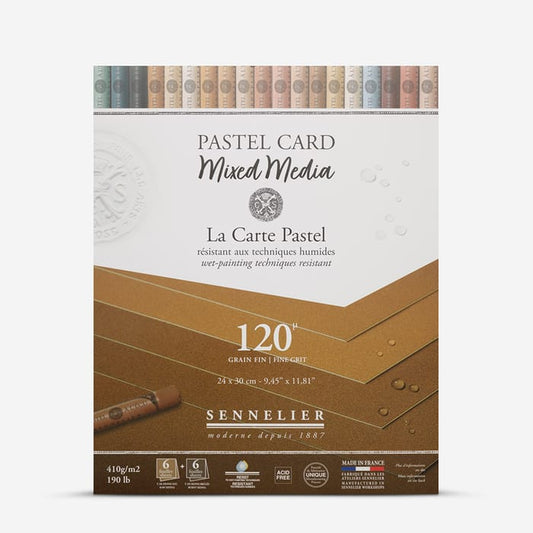 PASTEL CARD - BLOCCO CARTA MIXED MEDIA - SENNELIER - (SIENA)
