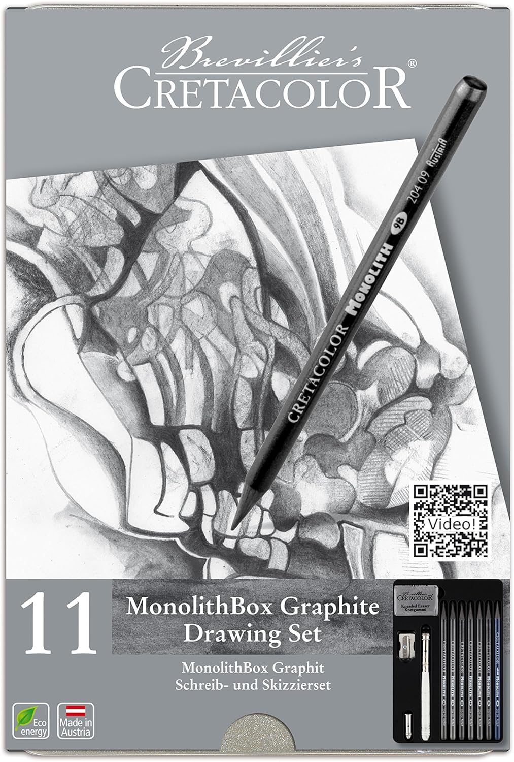 SET DI DISEGNO MONOLITH GRAPHITE - 11 PEZZI