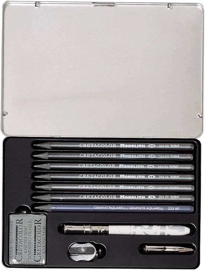 SET DI DISEGNO MONOLITH GRAPHITE - 11 PEZZI