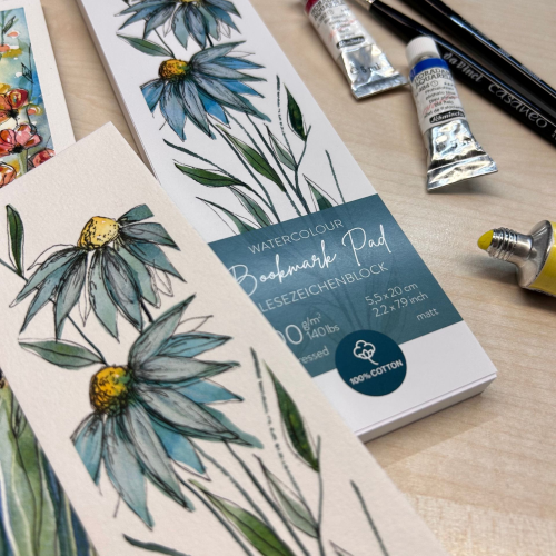 WATERCOLOUR BOOKMARK PAD - BLOCCO PER SEGNALIBRI