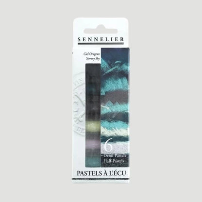 SET 6 MEZZI PASTELLI "CIELO IN TEMPESTA" - SENNELIER