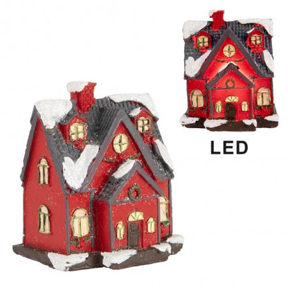 CASETTA NATALIZIA DECORATIVA LED