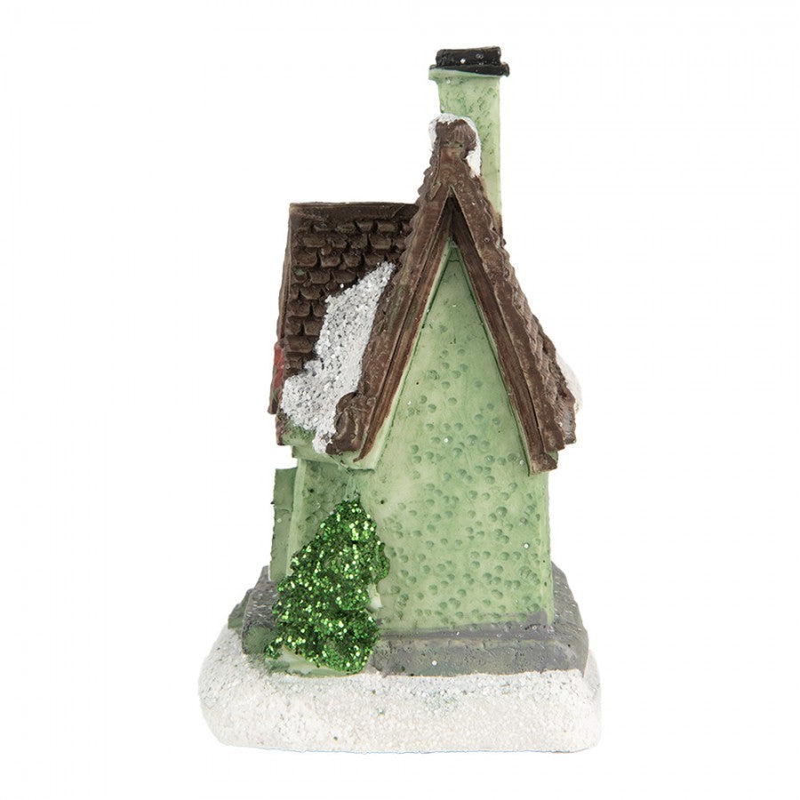 CASETTA NATALIZIA A LED - VERDE