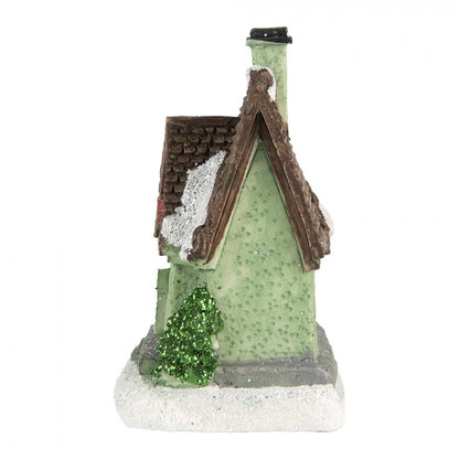 CASETTA NATALIZIA A LED - VERDE