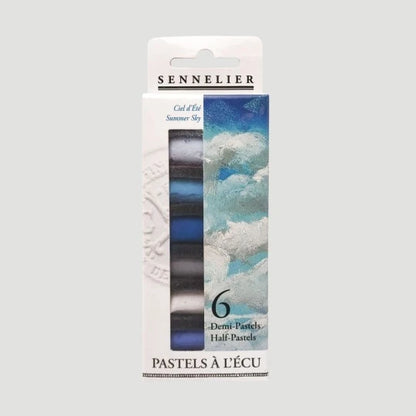 SET 6 MEZZI PASTELLI "CIELO D'ESATE" - SENNELIER