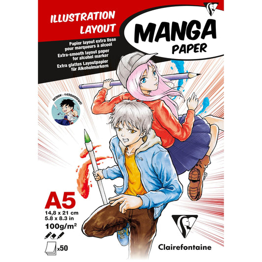 BLOCCHI CARTA PER MANGA E ILLUSTRAZIONI