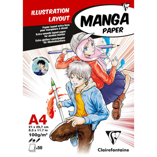 BLOCCHI CARTA PER MANGA E ILLUSTRAZIONI
