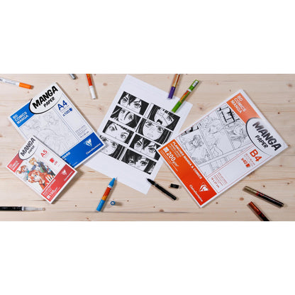 BLOCCHI CARTA PER MANGA E ILLUSTRAZIONI