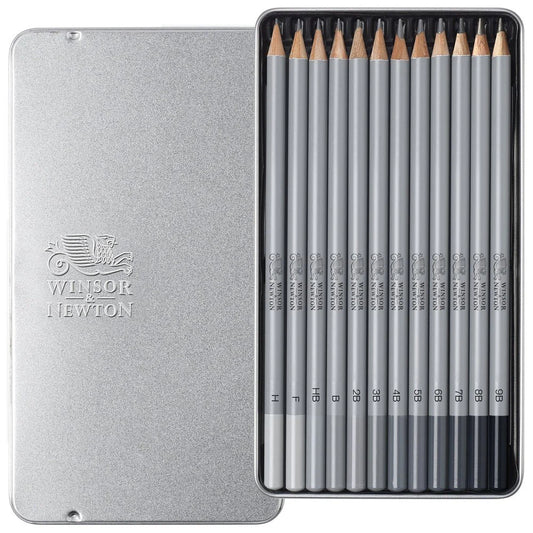 SET DI MATITE IN GRAFITE MORBIDA - WINSOR & NEWTON