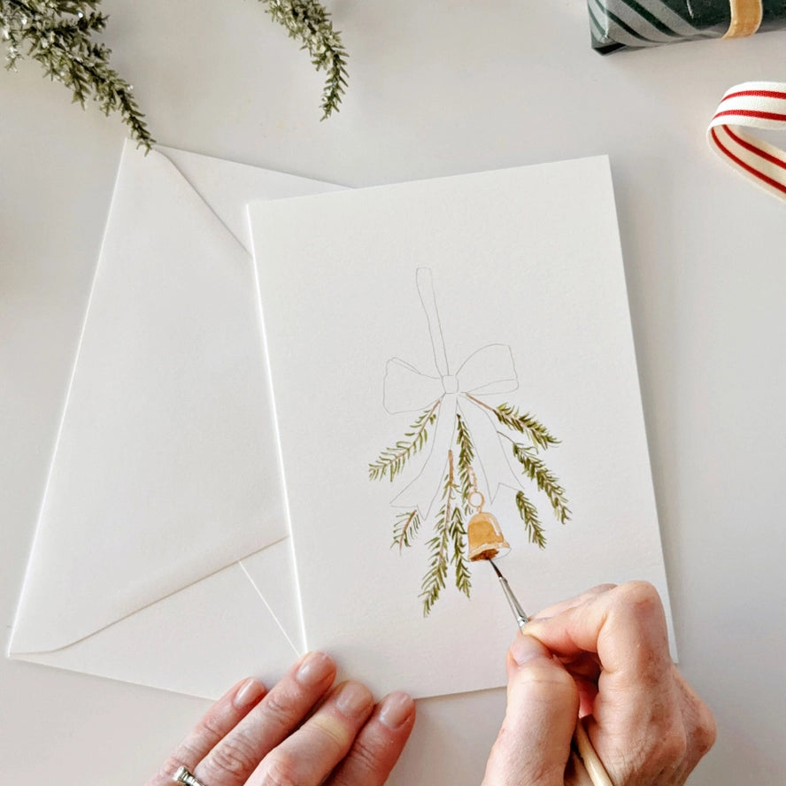 CARTOLINE NATALIZIE DA DIPINGERE - EMILY LEX STUDIO