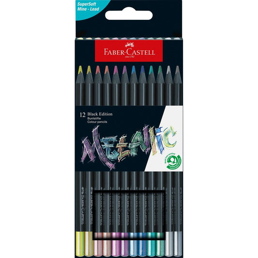 BLACK EDITION - SET 12 MATITE COLORATE