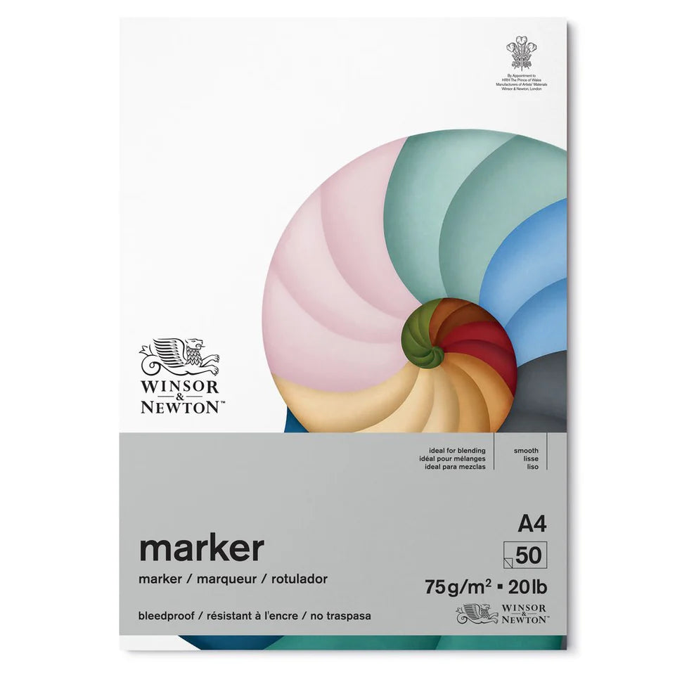 BLOCCO CARTA MARKER A4 - Winsor & Newton