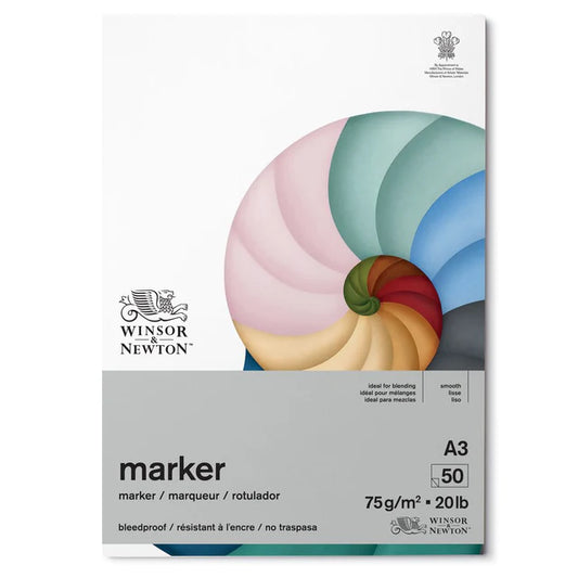 BLOCCO CARTA MARKER A3 - Winsor & Newton