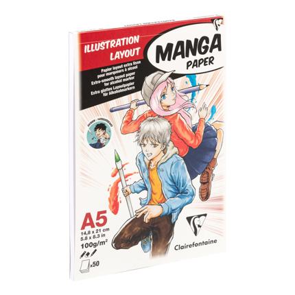BLOCCO CARTA PER MANGA - A5