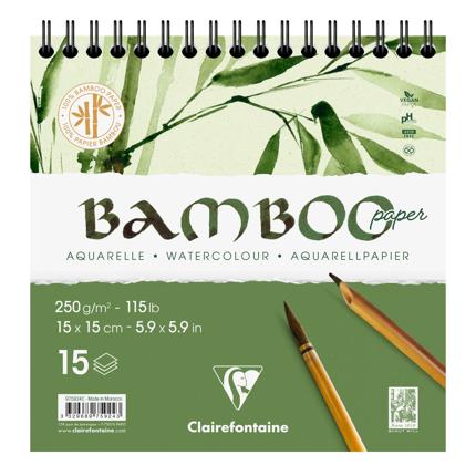 BLOCCO CARTA 15 X 15 CM - BAMBOO