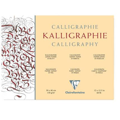 BLOCCO CARTA 30 X 40 - "KALLIGRAPHIE"