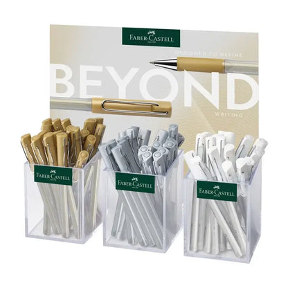 PENNA GEL BEYOND BIANCA - ORO - ARGENTO
