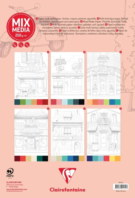 COLORING BOOK ODELIA SHOP FRONTS