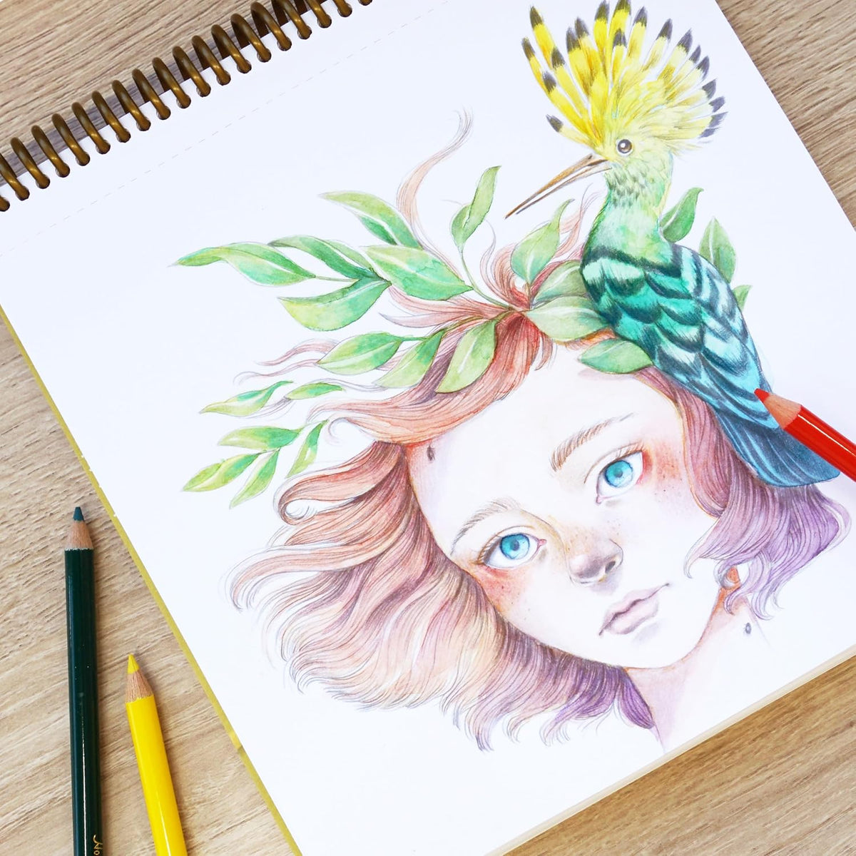 COLORING BOOK WILD 7 AVENUE MANDARINE