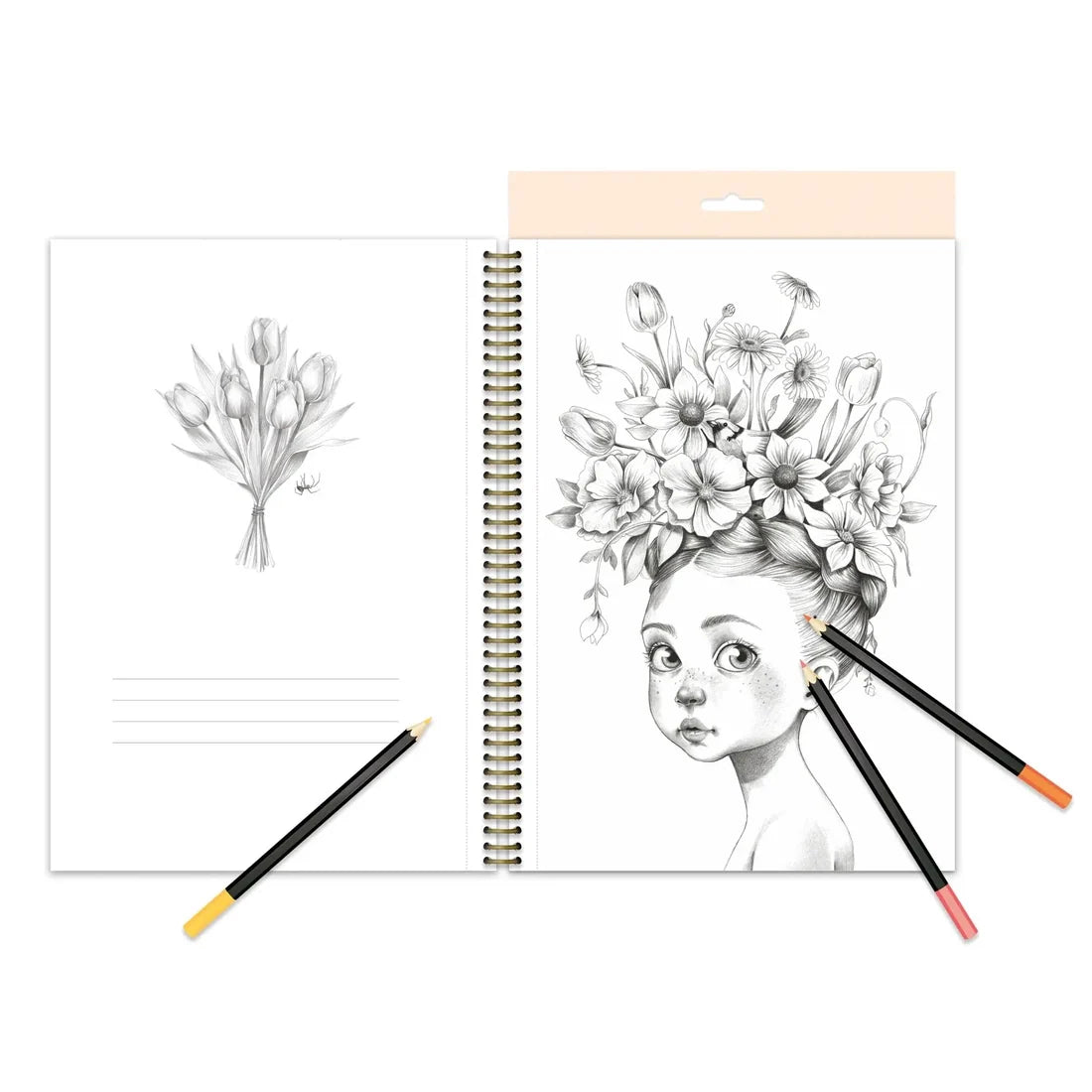 COLORING BOOK WILD DREAM AVENUE MANDARINE