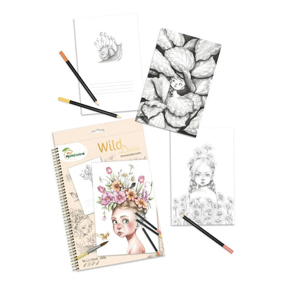 COLORING BOOK WILD DREAM AVENUE MANDARINE