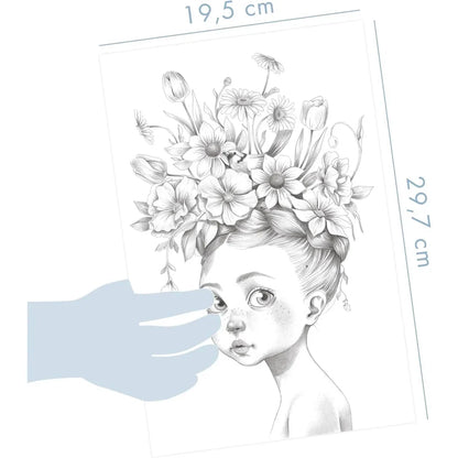 COLORING BOOK WILD DREAM AVENUE MANDARINE
