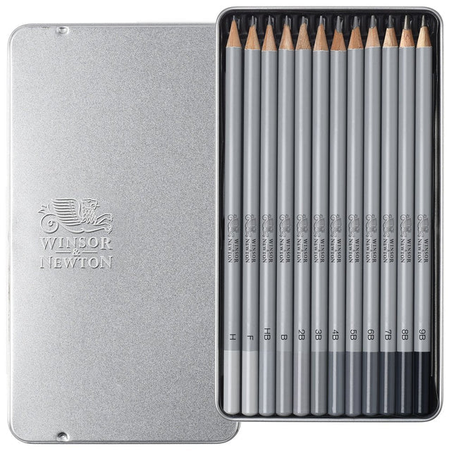 SET 12 MATITE IN GRAFITE MORBIDA - Winsor & Newton