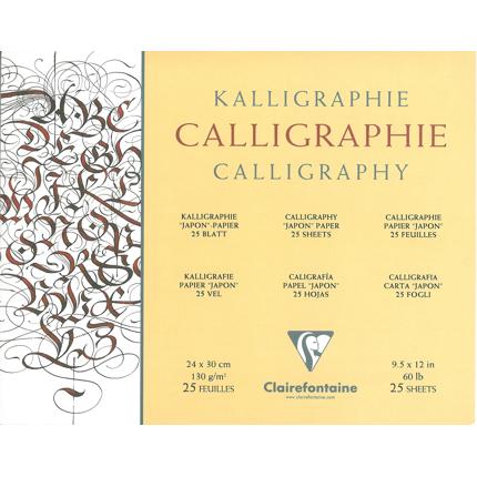 BLOCCO CARTA 24 X 30 - "KALLIGRAPHIE"