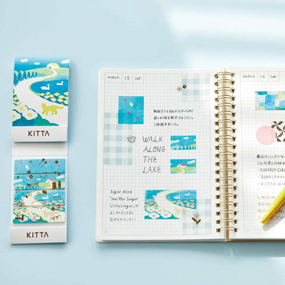 KITTA COLLAGE WASHI TAPE HILL