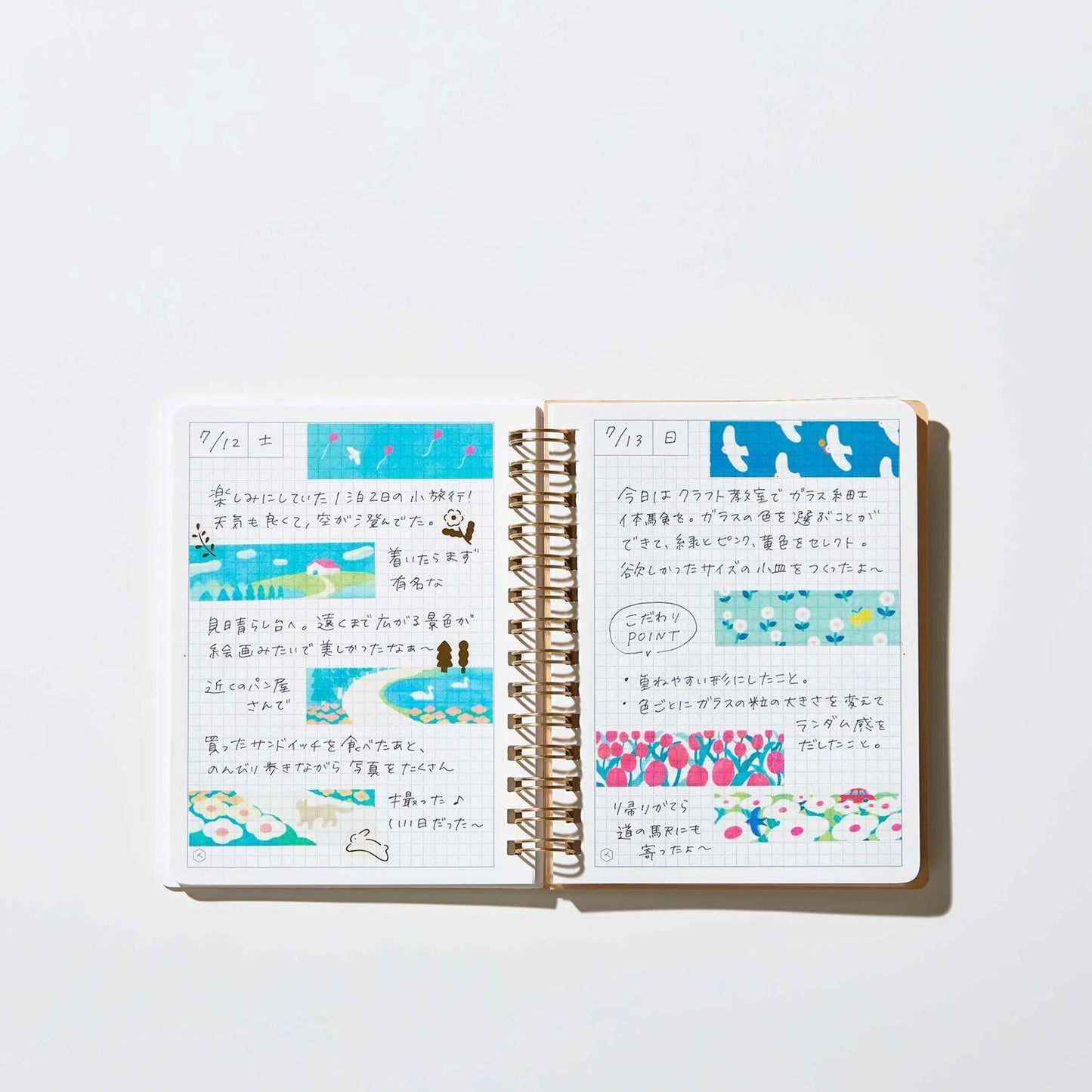 KITTA COLLAGE WASHI TAPE HILL